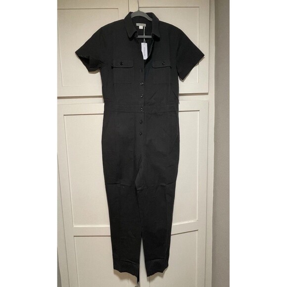 OUTERKNOWN S.E.A. Suit Modified Cap Sleeve Utility Romper Jumpsuit M Storm $168 - Picture 9 of 11